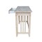International Concepts Mission Desk with Drawer 22 in D X 22 H, 30 W X Hardwood, Unfinished OF-921263 - alternate 5